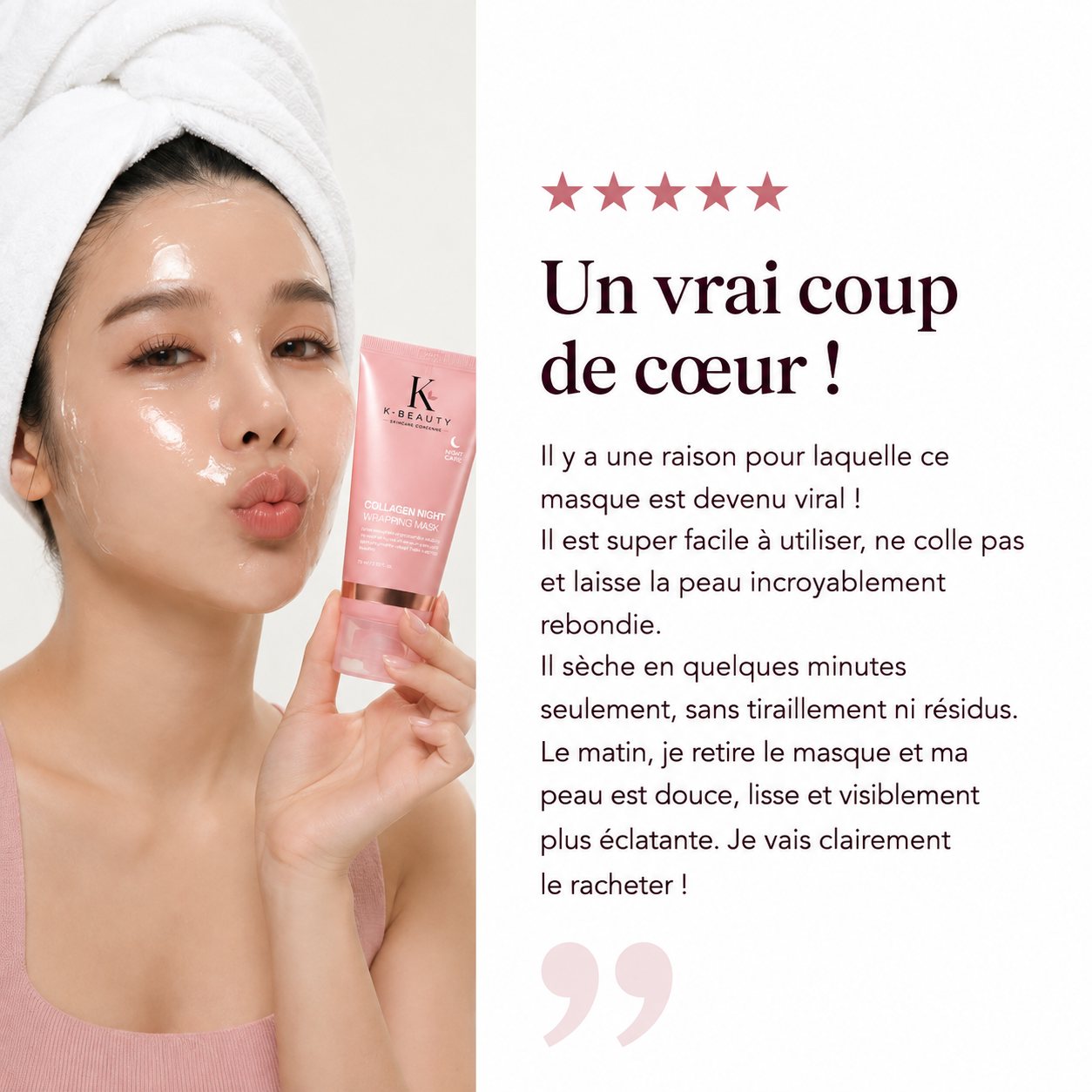 Masque Nuit Collagène Coréen by K-Beauty