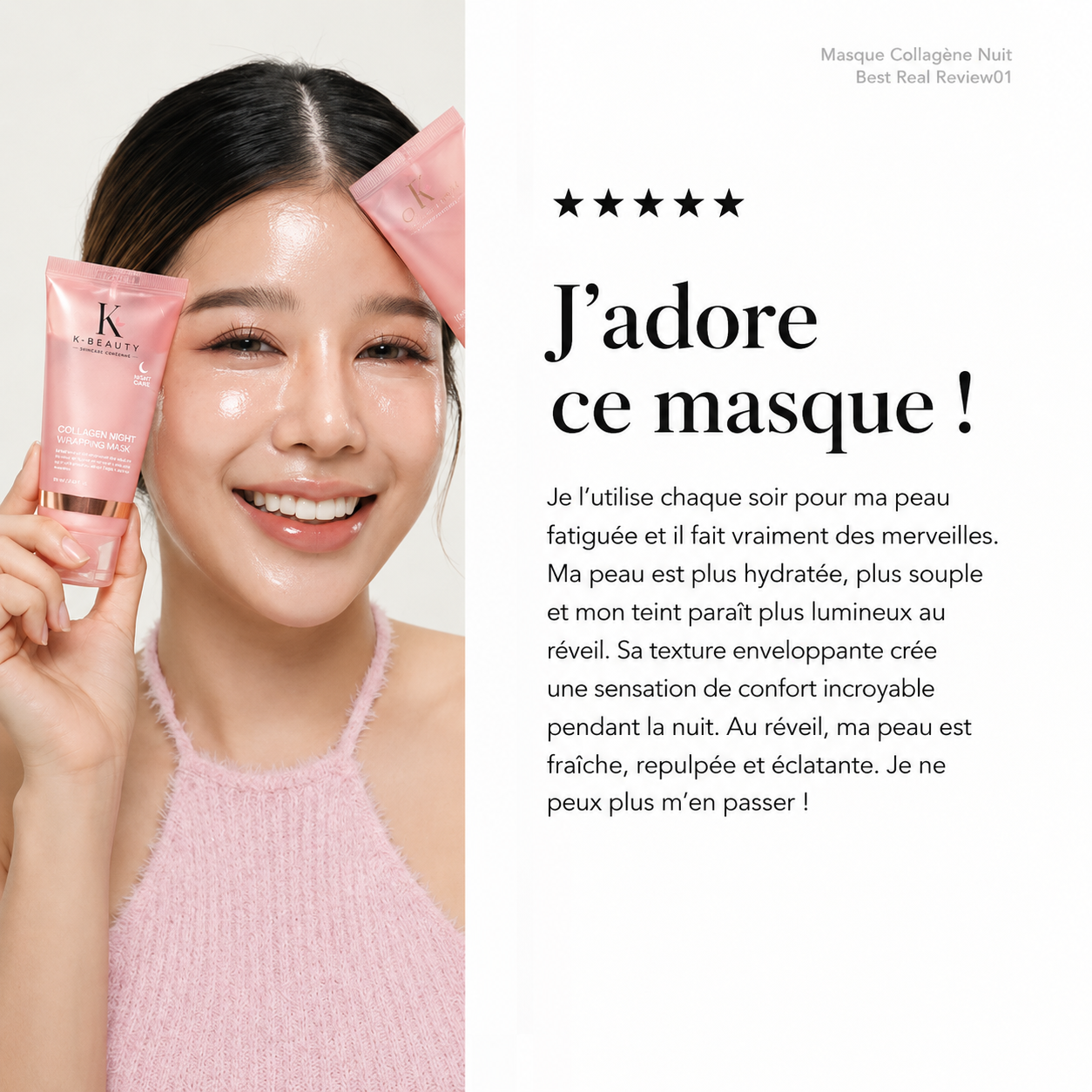 Masque Nuit Collagène Coréen by K-Beauty